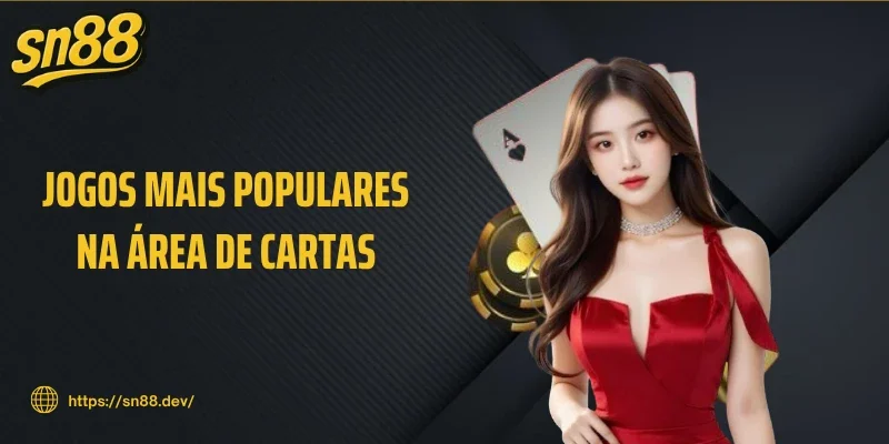 Jogos mais populares na área de cartas